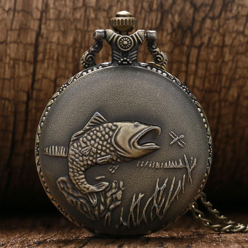 Pocket Watches Bass Fish Vintage Pocket Watch GiveMe-Gifts