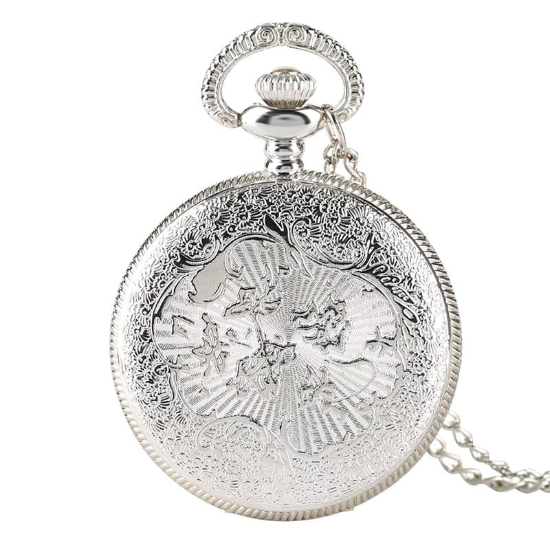 Pocket Watches Mysterious Howling Wolf Silver Vintage Pocket Watch GiveMe-Gifts