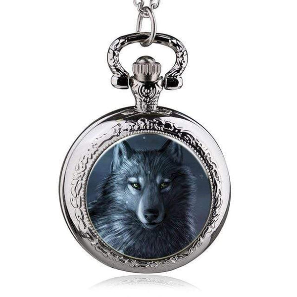Pocket Watches Timber Wolf Silver Vintage Pocket Watch TW1 GiveMe-Gifts