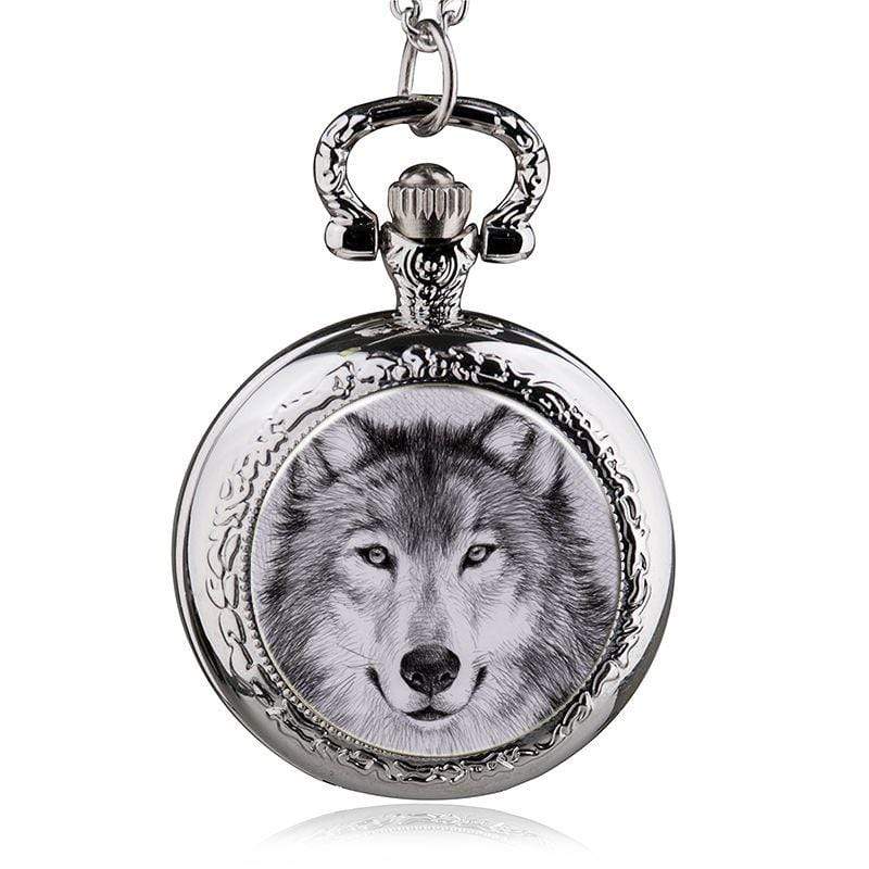 Pocket Watches Timber Wolf Silver Vintage Pocket Watch TW2 GiveMe-Gifts