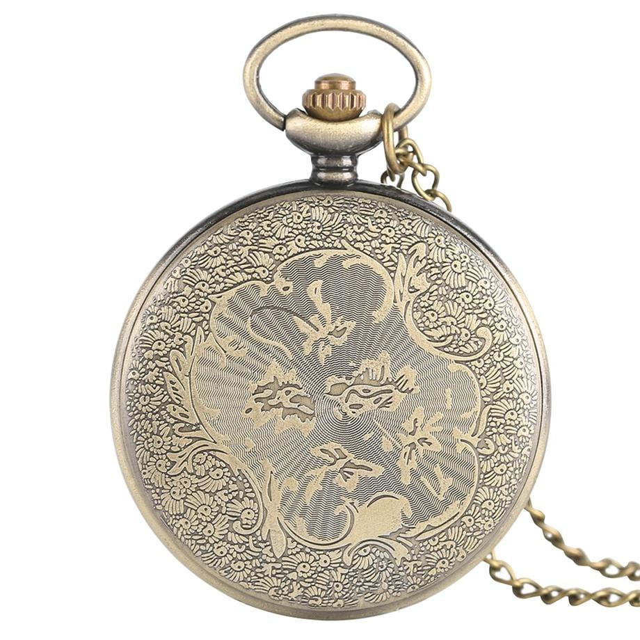Pocket Watches Twelve Constellations Of Zodiac Bronze Antique Pocket Watch GiveMe-Gifts