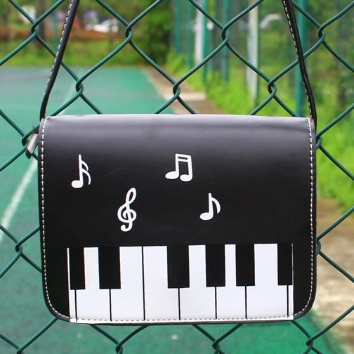 Bags Piano Music Crossbody Bag Black GiveMe-Gifts