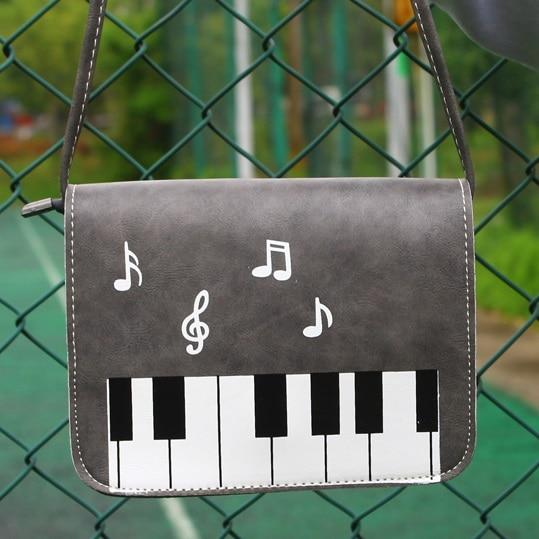 Bags Piano Music Crossbody Bag Gray GiveMe-Gifts