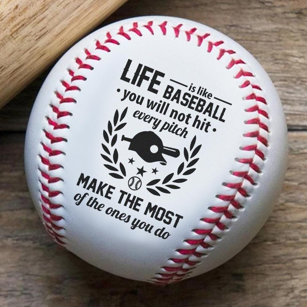 Baseball Life Is Like Baseball Personalized Baseball GiveMe-Gifts