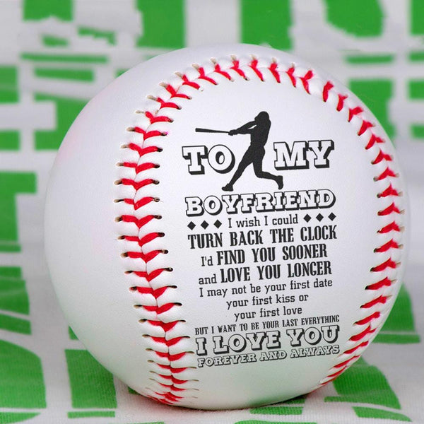 Baseball To My Boyfriend - I Love You Personalized Baseball GiveMe-Gifts