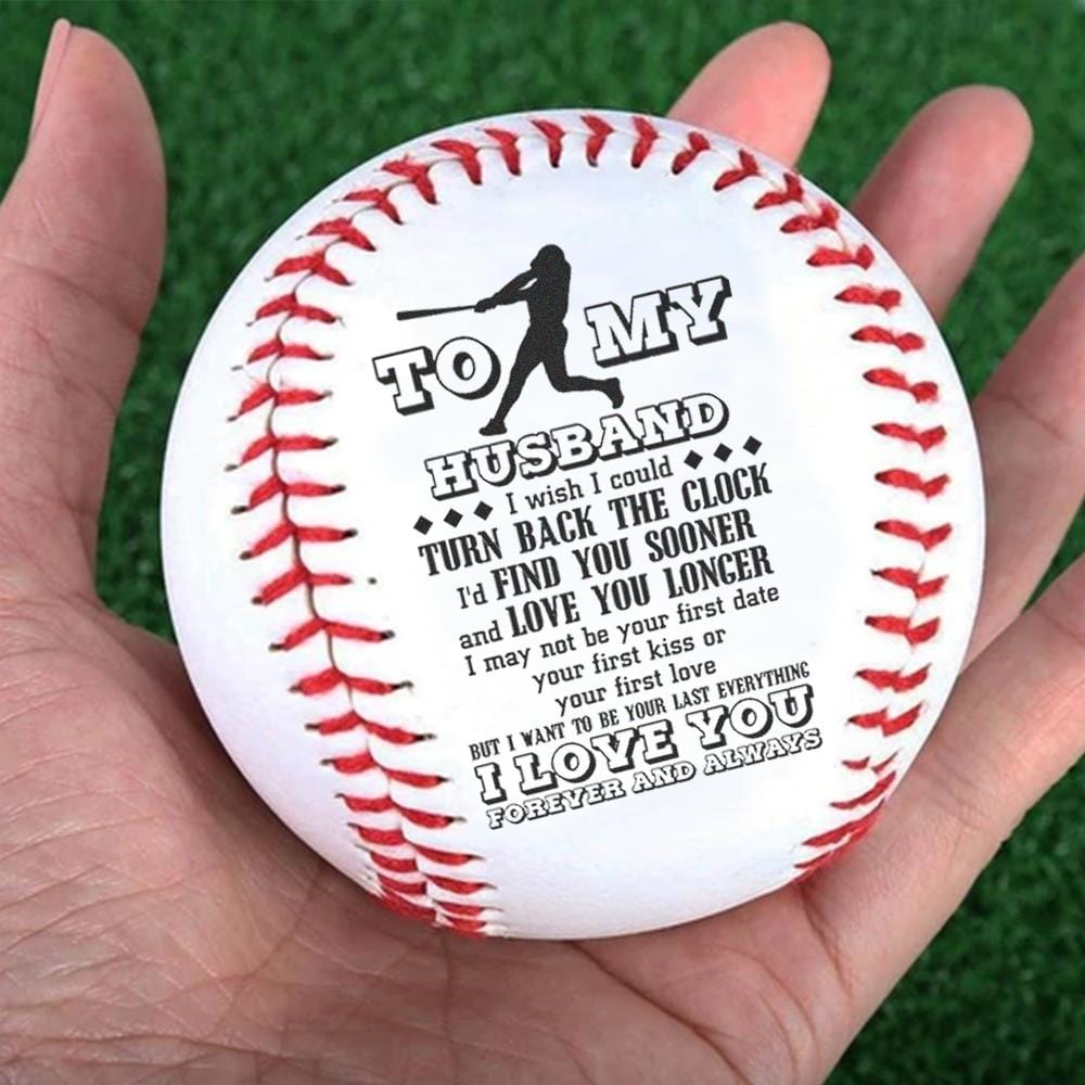 Baseball To My Husband - I Love You Forever And Always Personalized Baseball GiveMe-Gifts