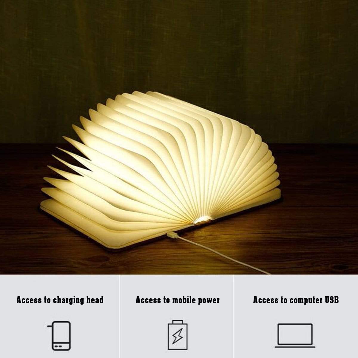 Book Lamp Mom To Daughter In Law - The Gift Of You LED Folding Book Light GiveMe-Gifts