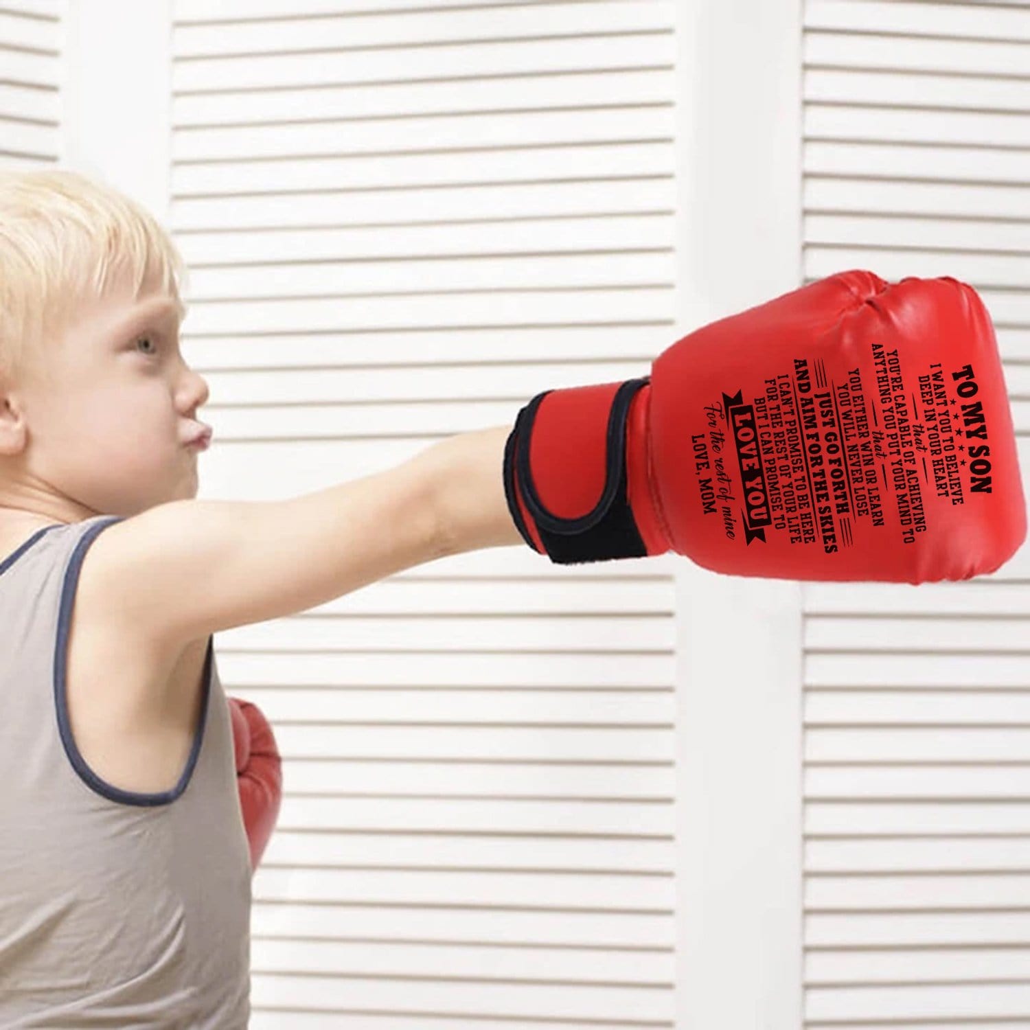 Boxing Gloves Mom To Son - You Will Never Lose Boxing Gloves For Kids GiveMe-Gifts
