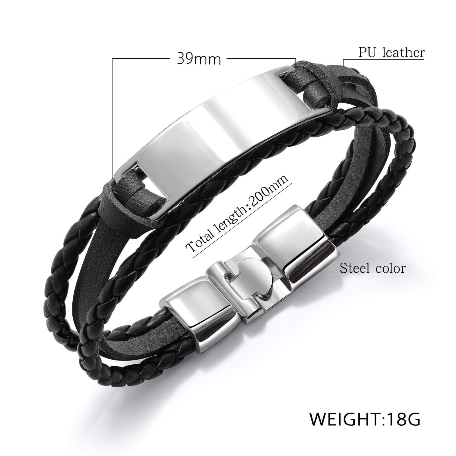 Bracelets Dad To Daughter - I Believe In You Leather Bracelet GiveMe-Gifts