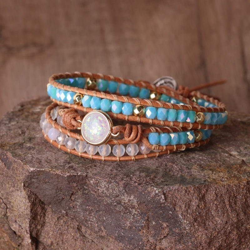 Bracelets For Granddaughter Grandma To Granddaughter - You Will Never Lose Crystal Beaded Bracelet GiveMe-Gifts