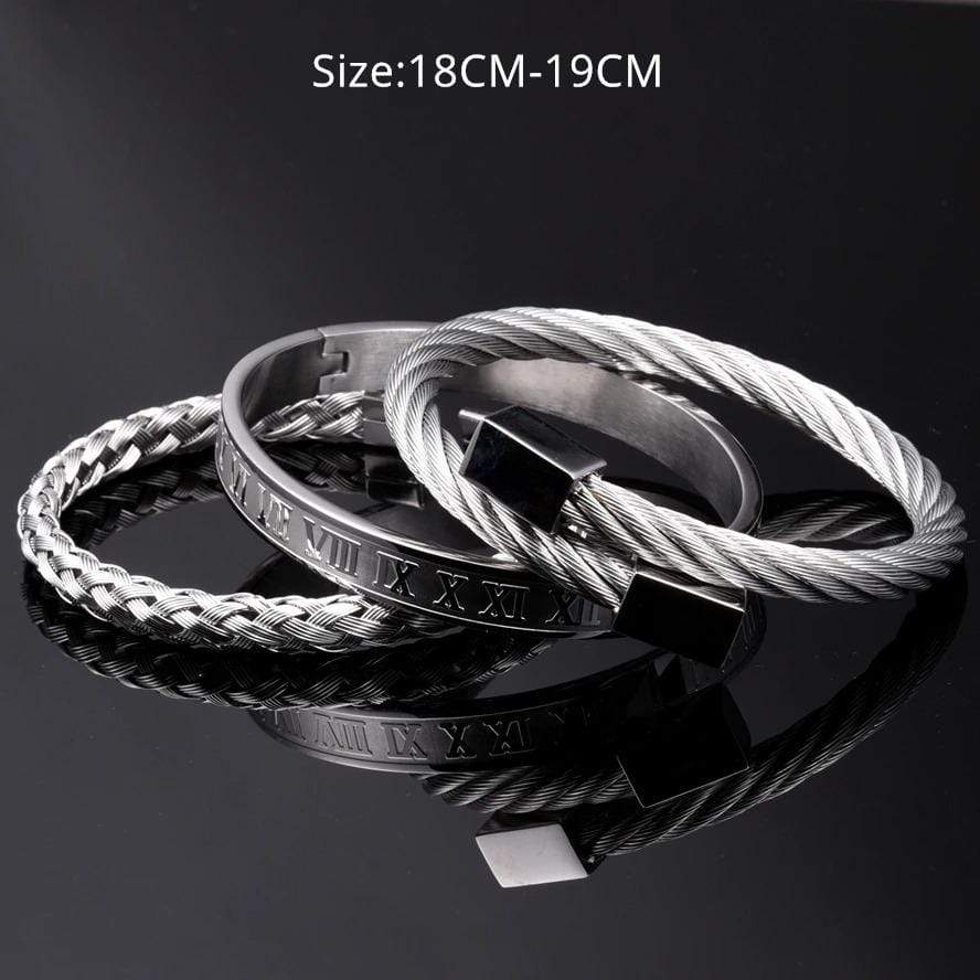 Bracelets To My Husband - I Choose You Roman Numeral Bracelet Set GiveMe-Gifts