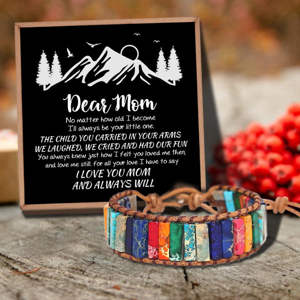 Bracelets For Mom To My Mom - I Always Love You Gemstones Chakra Bracelet GiveMe-Gifts