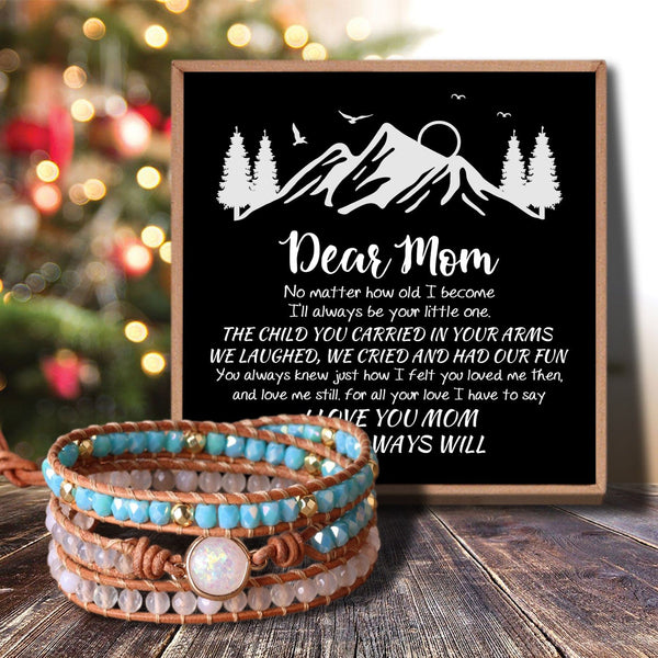 Bracelets For Mom To My Mom - I Will Always Be Your Little One Crystal Beaded Bracelet GiveMe-Gifts