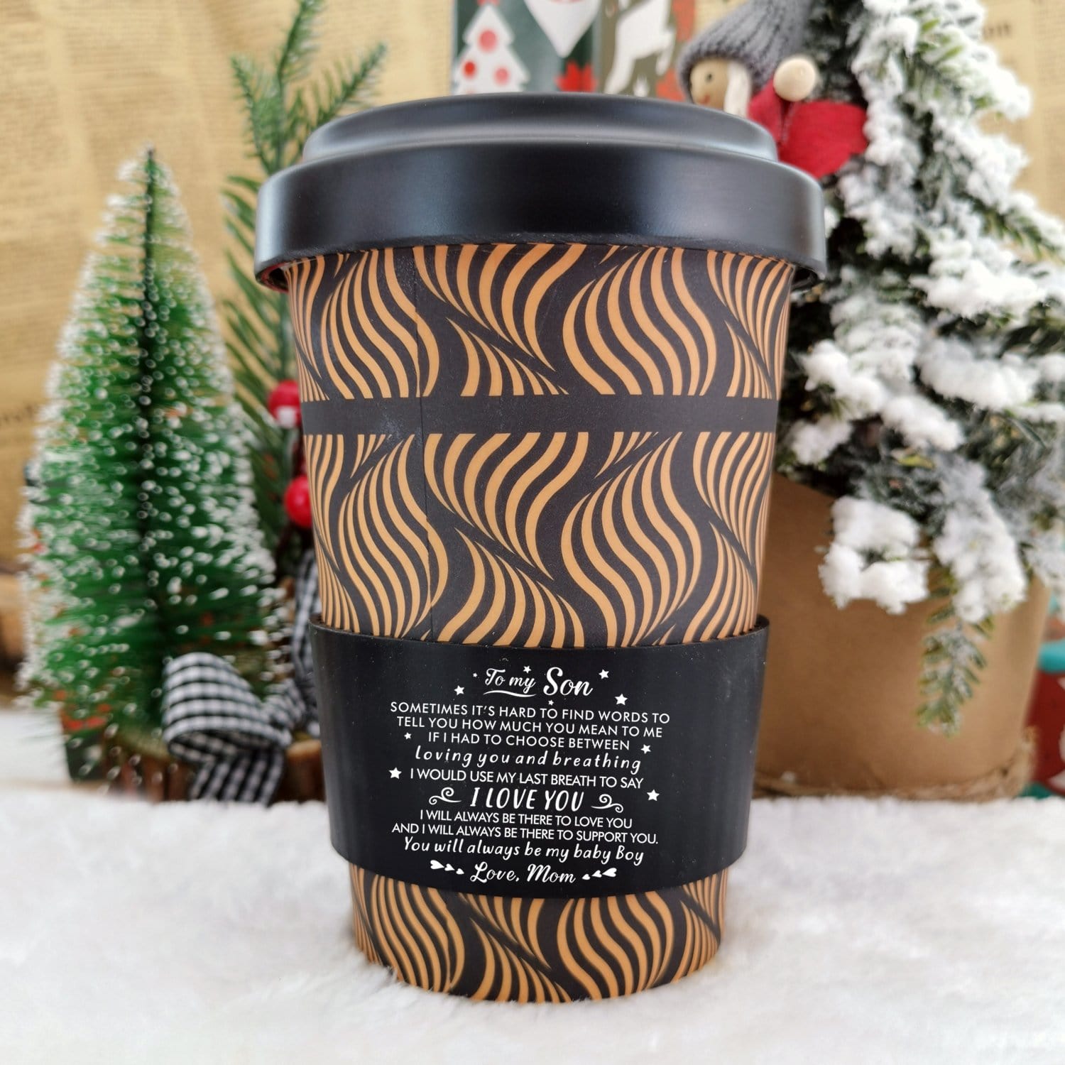 Coffee Cup & Mug Mom To Son - My Baby Boy Ecoffee Cup GiveMe-Gifts