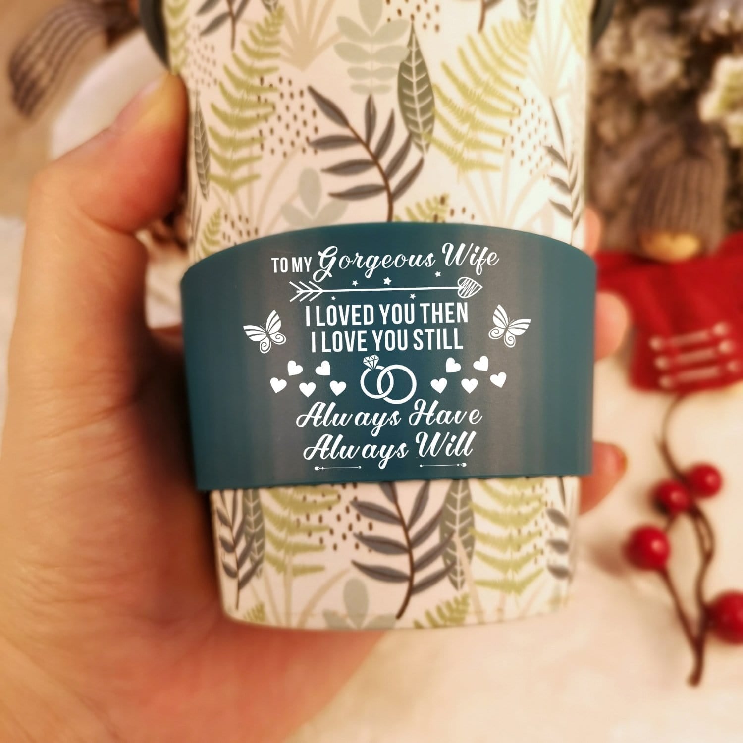Coffee Cup & Mug To My Wife - I Love You Ecoffee Cup GiveMe-Gifts