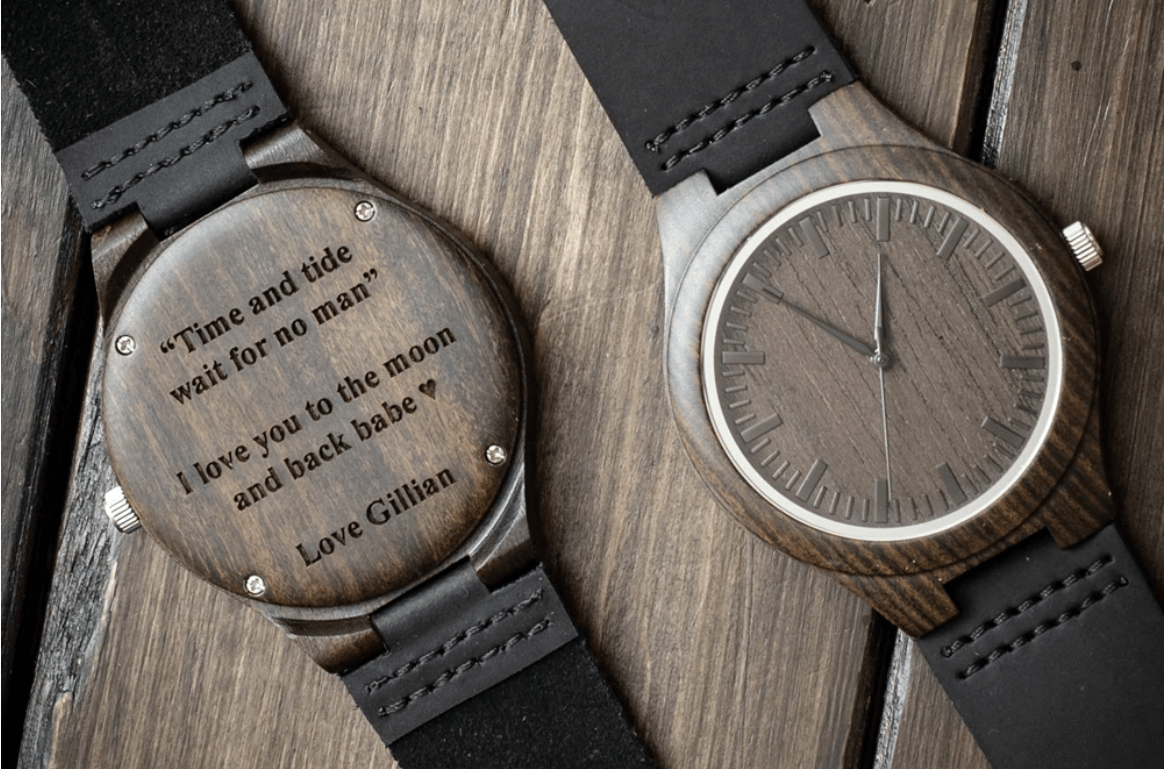 Watches Personalized Loving Messages - Wooden Customized Watch GiveMe-Gifts