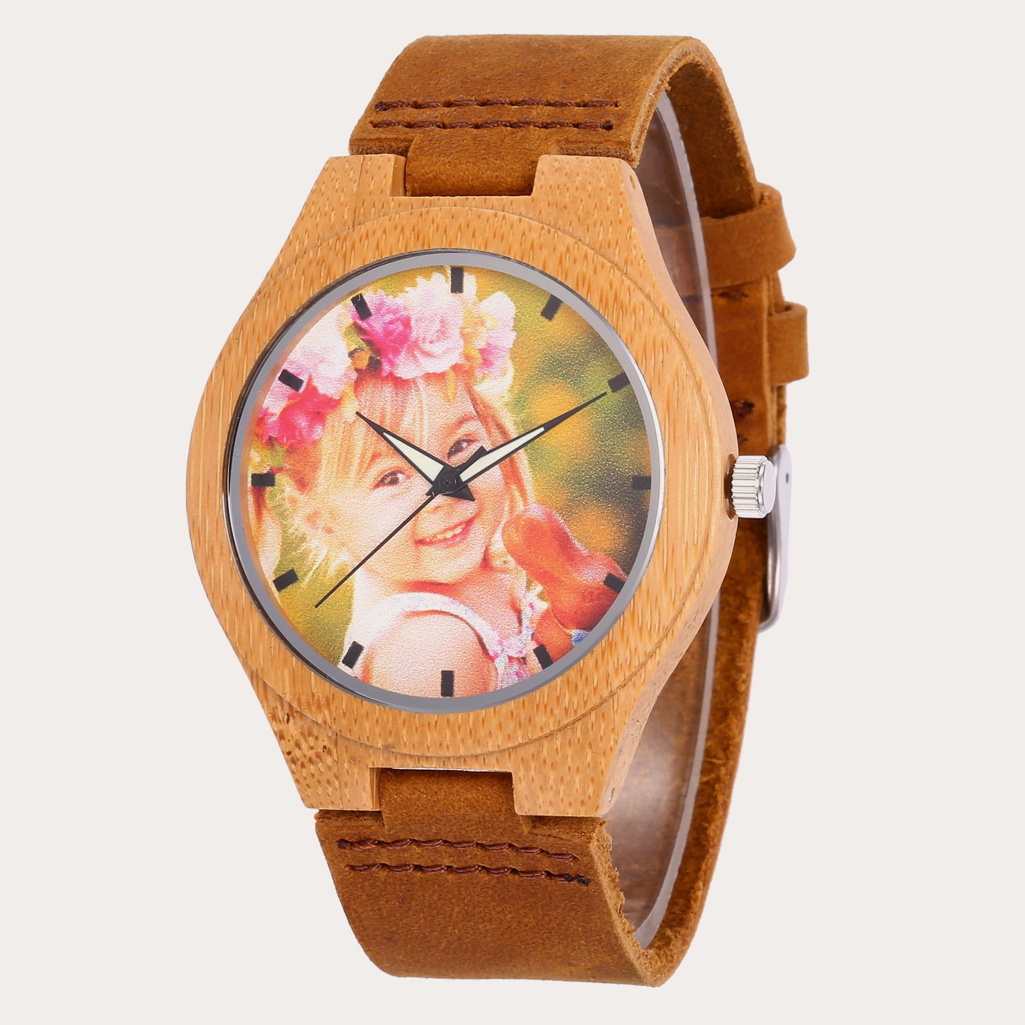 Watches Personalized Loving Photo - Wooden Customized Watch GiveMe-Gifts