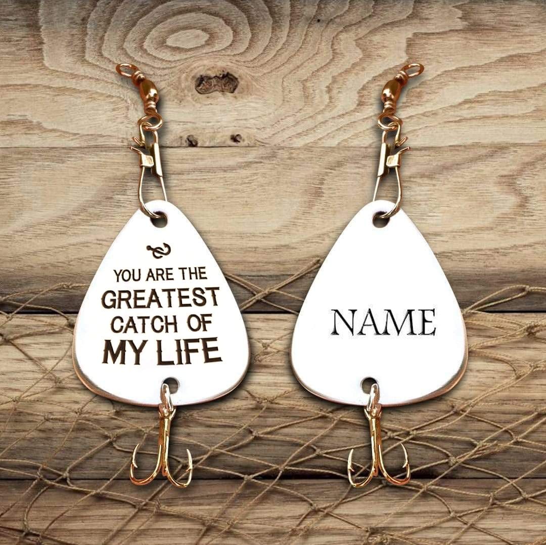 Fishing Hook Grandma To Grandson - You Are The Greatest Catch Of My Life Engraved Fishing Lure GiveMe-Gifts