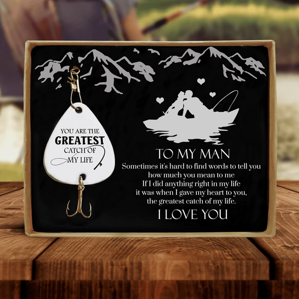 Fishing Hook To My Man - I Love You Customized Fishing Lure GiveMe-Gifts