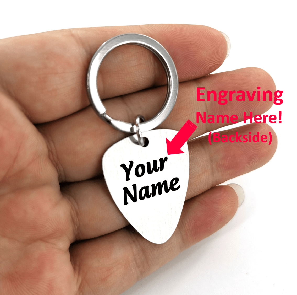Guitar Pick Keychains You Are Mine Forever - Customized Guitar Pick Keychain GiveMe-Gifts