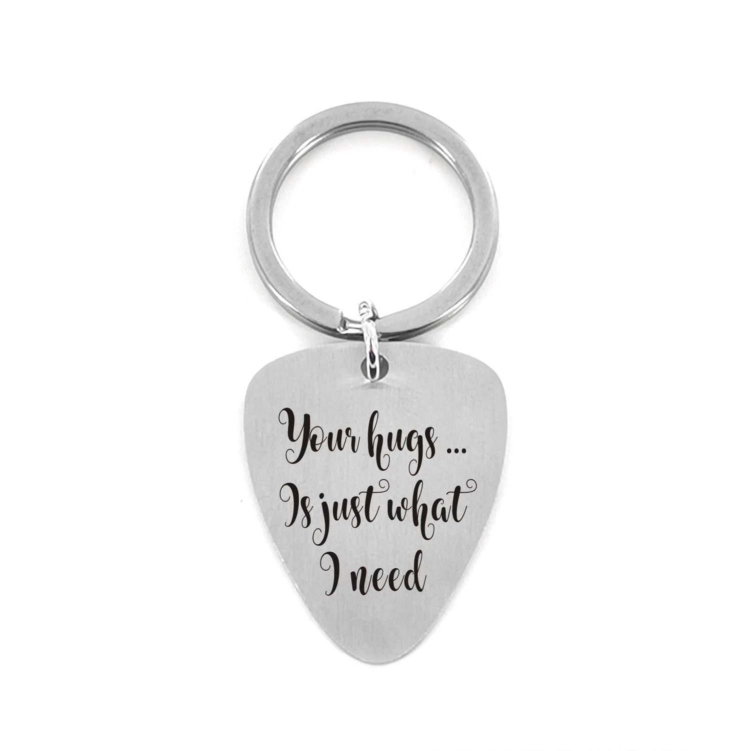 Guitar Pick Keychains Your Hugs Is Just What I Need - Customized Guitar Pick Keychain GiveMe-Gifts