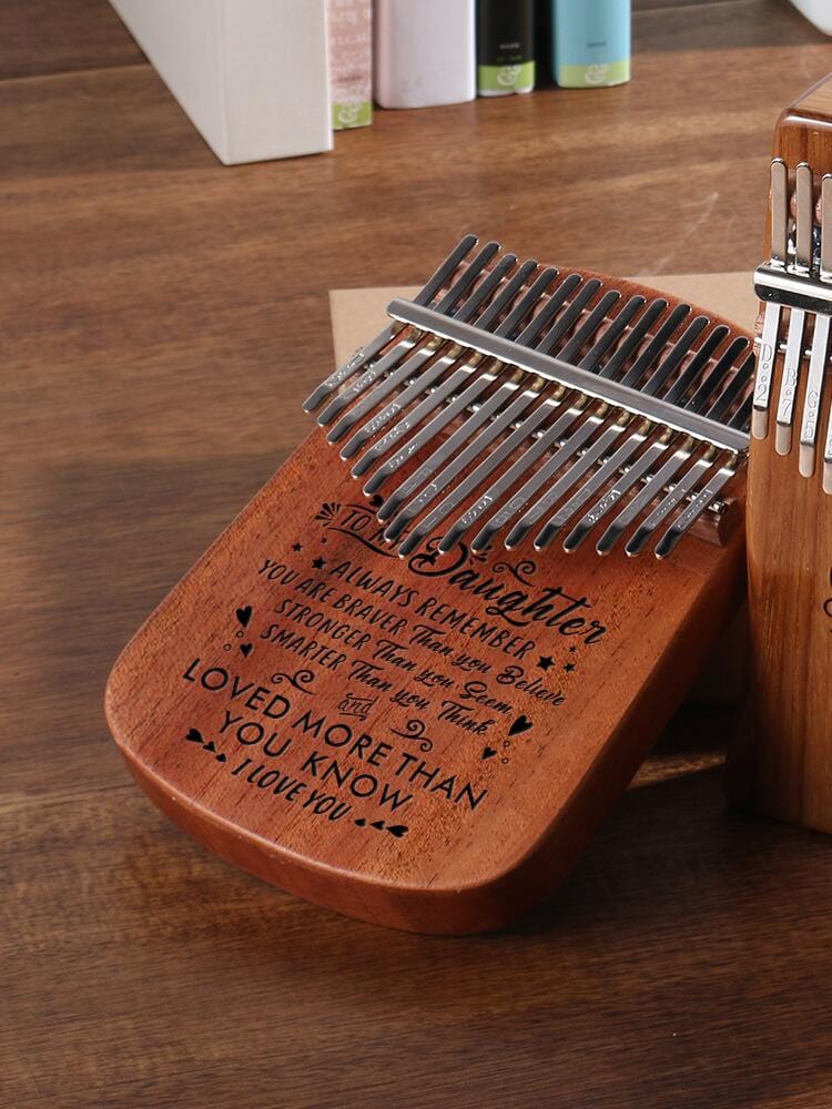 Kalimba To My Daughter - I Love You 17 Keys Thump Piano GiveMe-Gifts