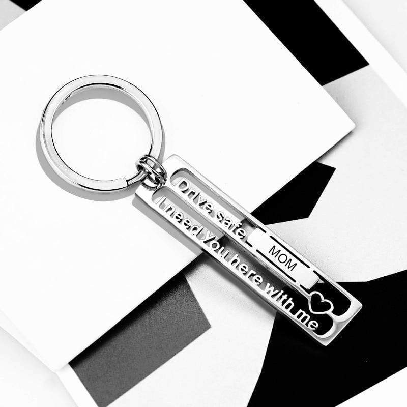 Keychains Drive Safe Customized Keychain For Family GiveMe-Gifts