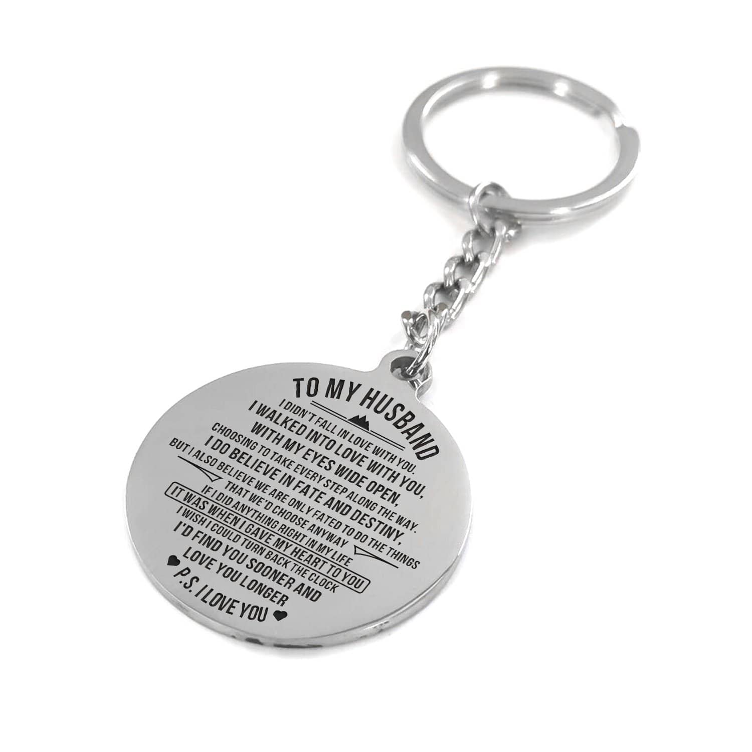 Keychains To My Husband - I Believe In Fate And Destiny Personalized Keychain GiveMe-Gifts