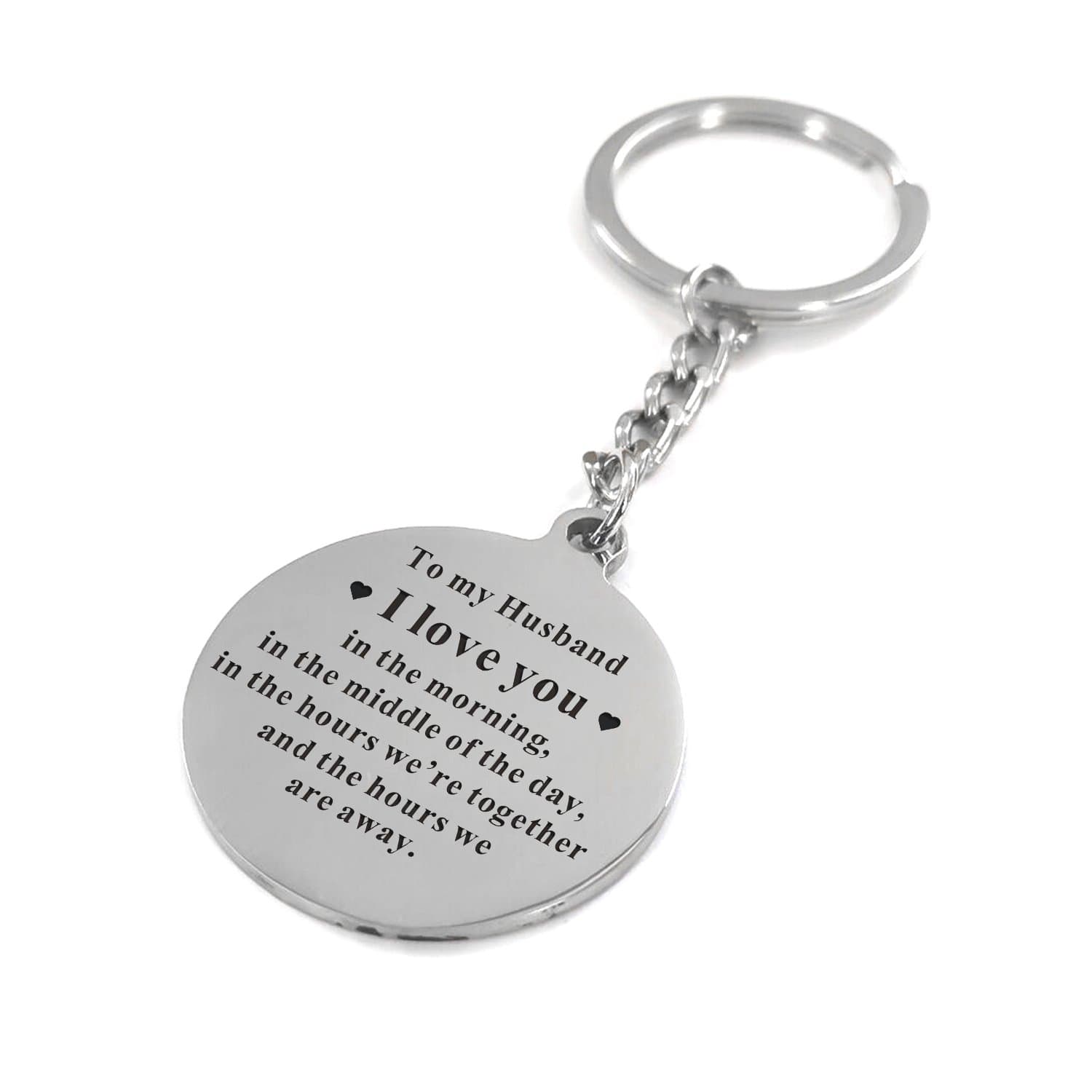 Keychains To My Husband - I Love You Everytime Personalized Keychain GiveMe-Gifts
