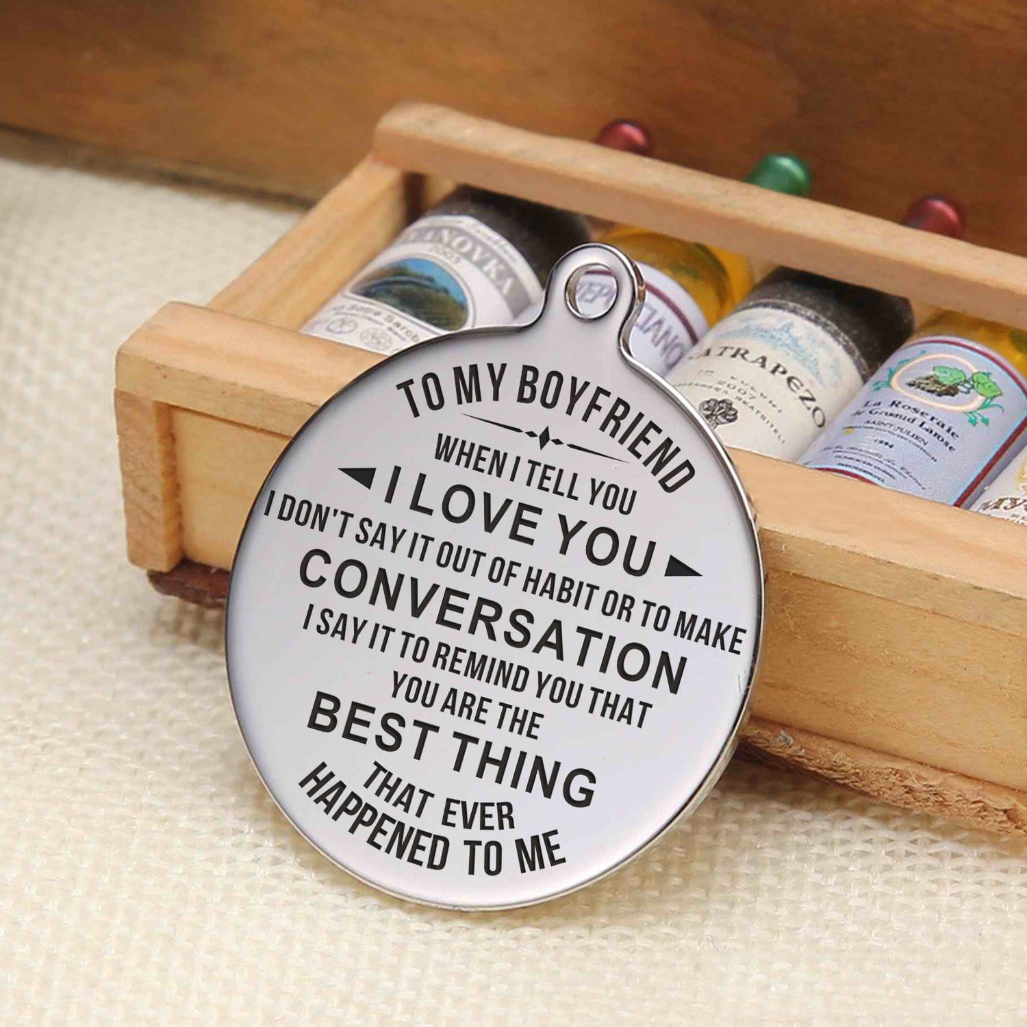 Keychains To My Boyfriend - You Are The Best Thing Personalized Keychain GiveMe-Gifts