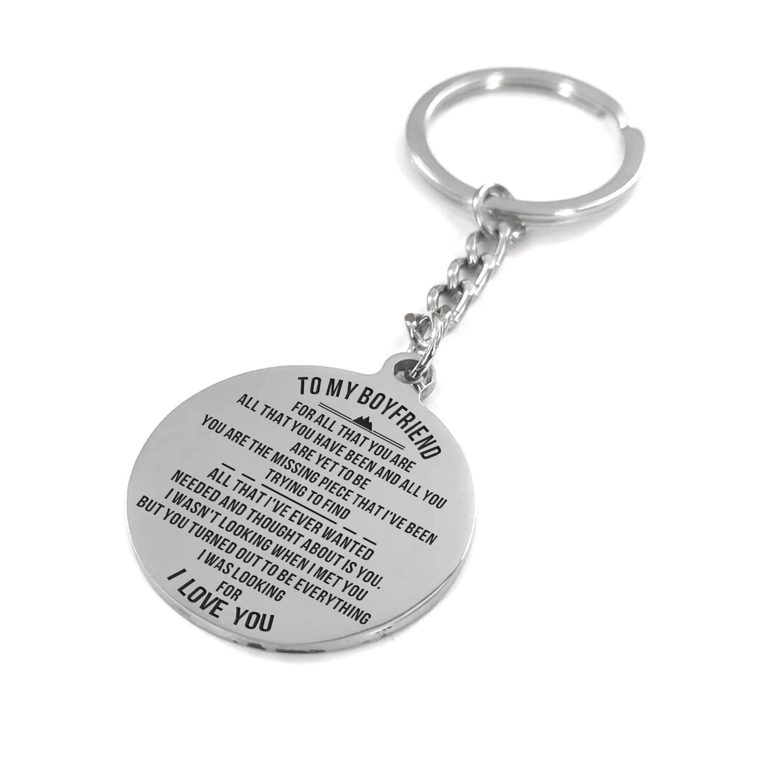 Keychains To My Boyfriend - You Are The Missing Piece Personalized Keychain GiveMe-Gifts