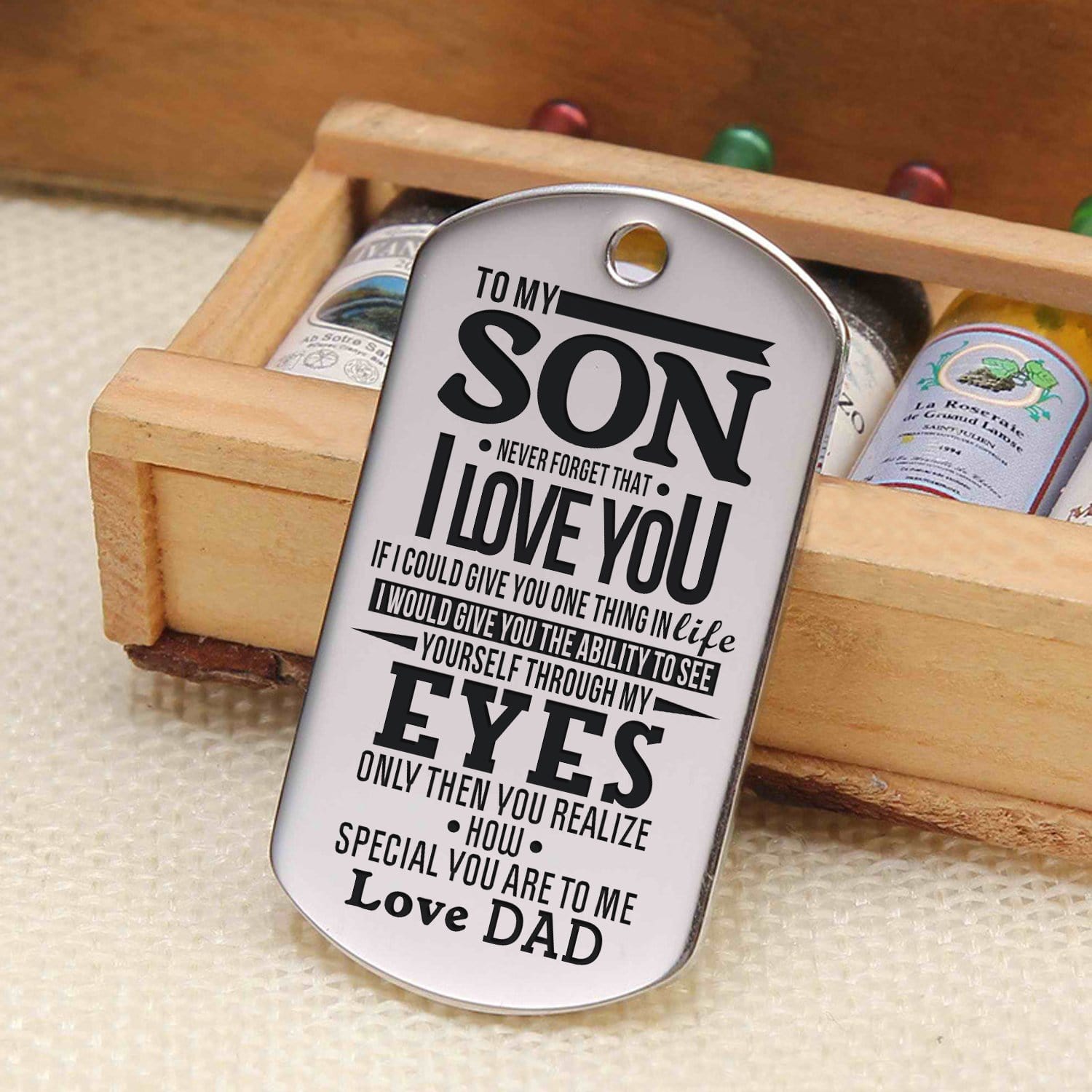 Keychains Dad To Son - You Realize How Special You Are To Me Personalized Keychain GiveMe-Gifts