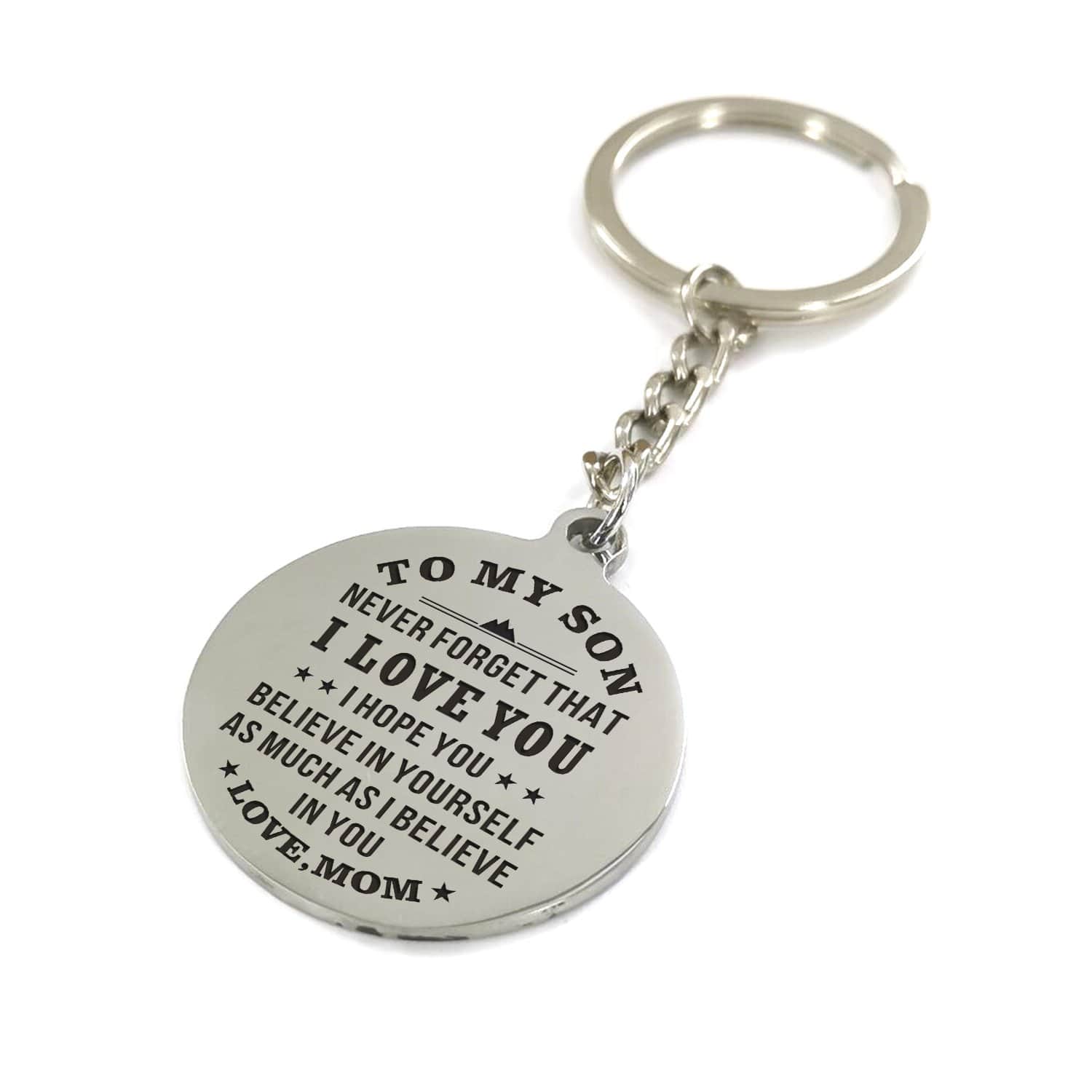Keychains Mom To Son - You Are Capable Of Achieving Anything Personalized Keychain GiveMe-Gifts