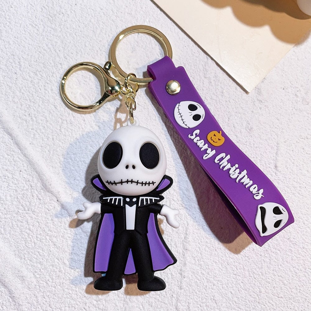 Keychains Scary Christmas Halloween Keychains jack skellington 1 GiveMe-Gifts