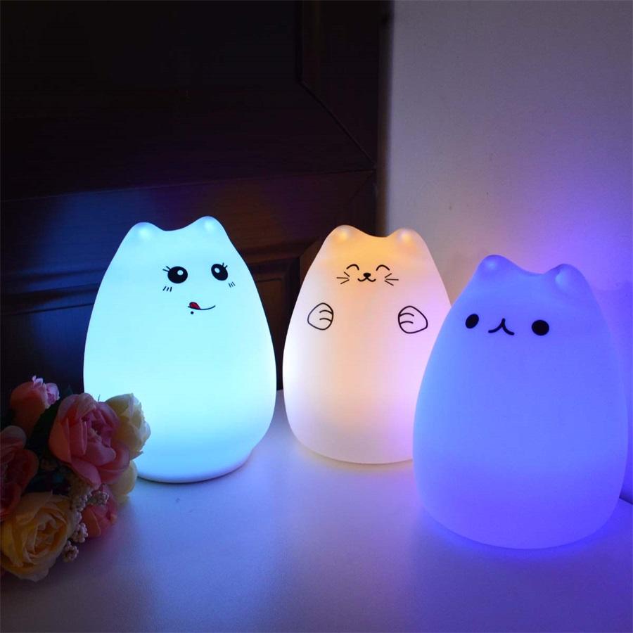 LED Lamp Super Cute Cartoon Night Light - Silicone 3D LED Lamp GiveMe-Gifts