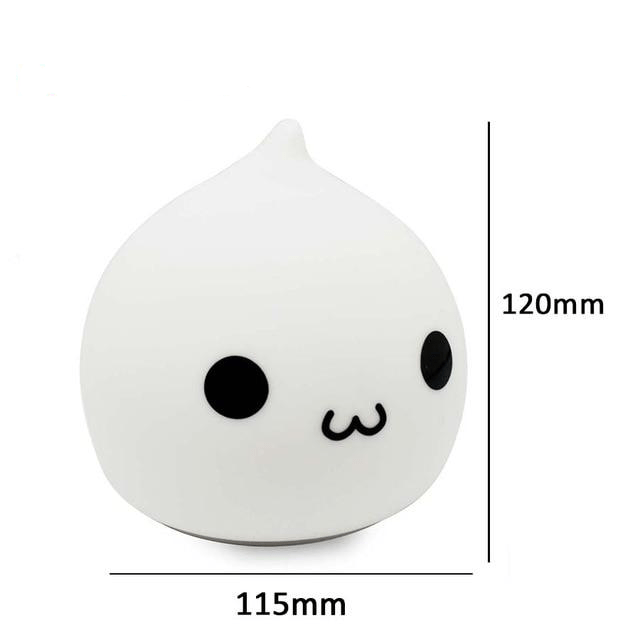 LED Lamp Super Cute Cartoon Night Light - Silicone 3D LED Lamp Waterdrop GiveMe-Gifts