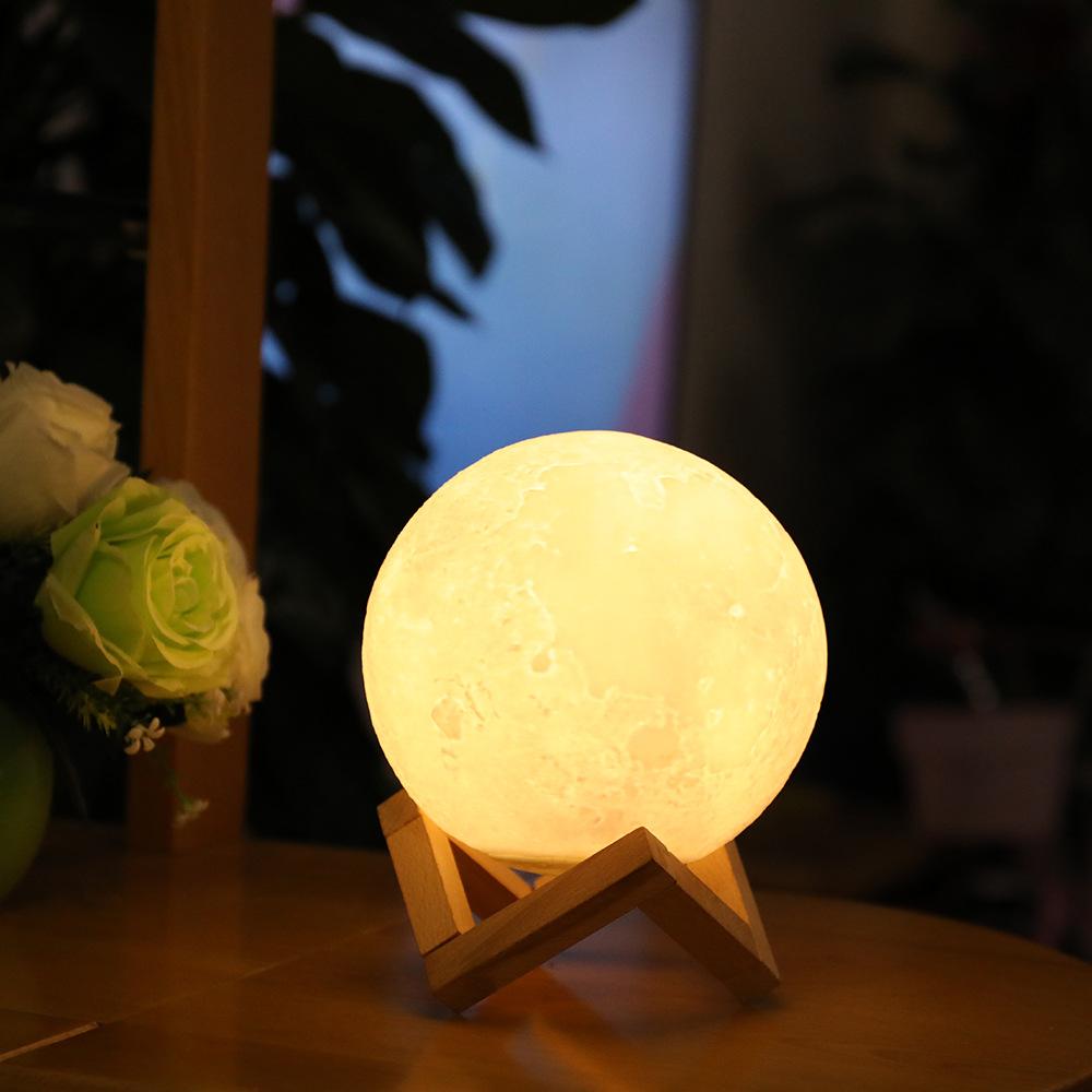 Moon Lamp To My Wife I Love You Always & Forever - 3D LED Engraving Moon Lamp GiveMe-Gifts