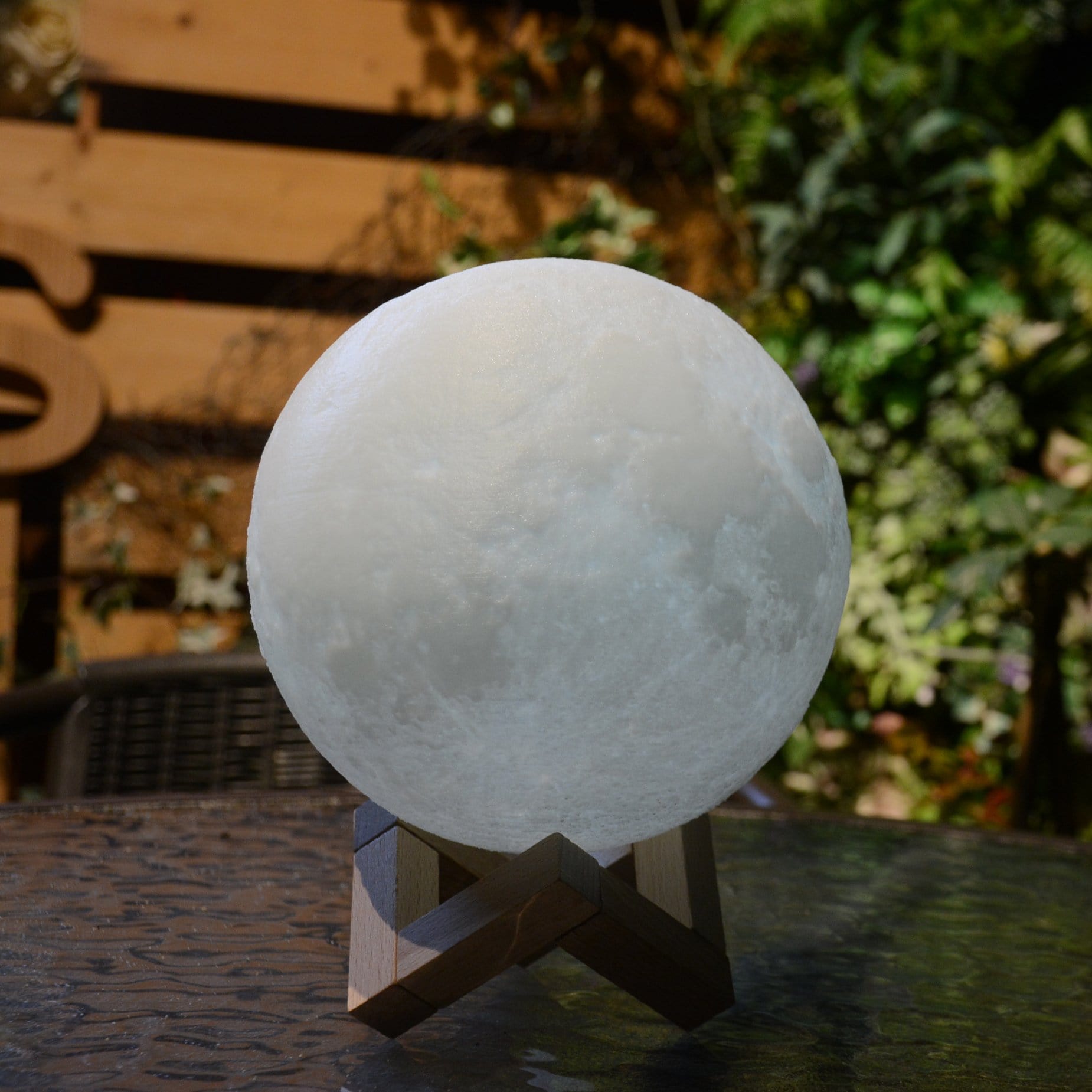 Moon Lamp To My Wife Marrying You Is The Best Decision - 3D LED Engraving Moon Lamp GiveMe-Gifts