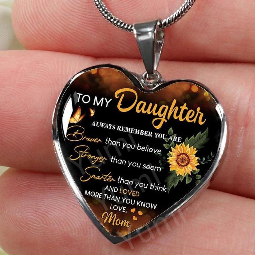 Necklaces Mom To Daughter - Your Are Loved More Heart Necklace GiveMe-Gifts