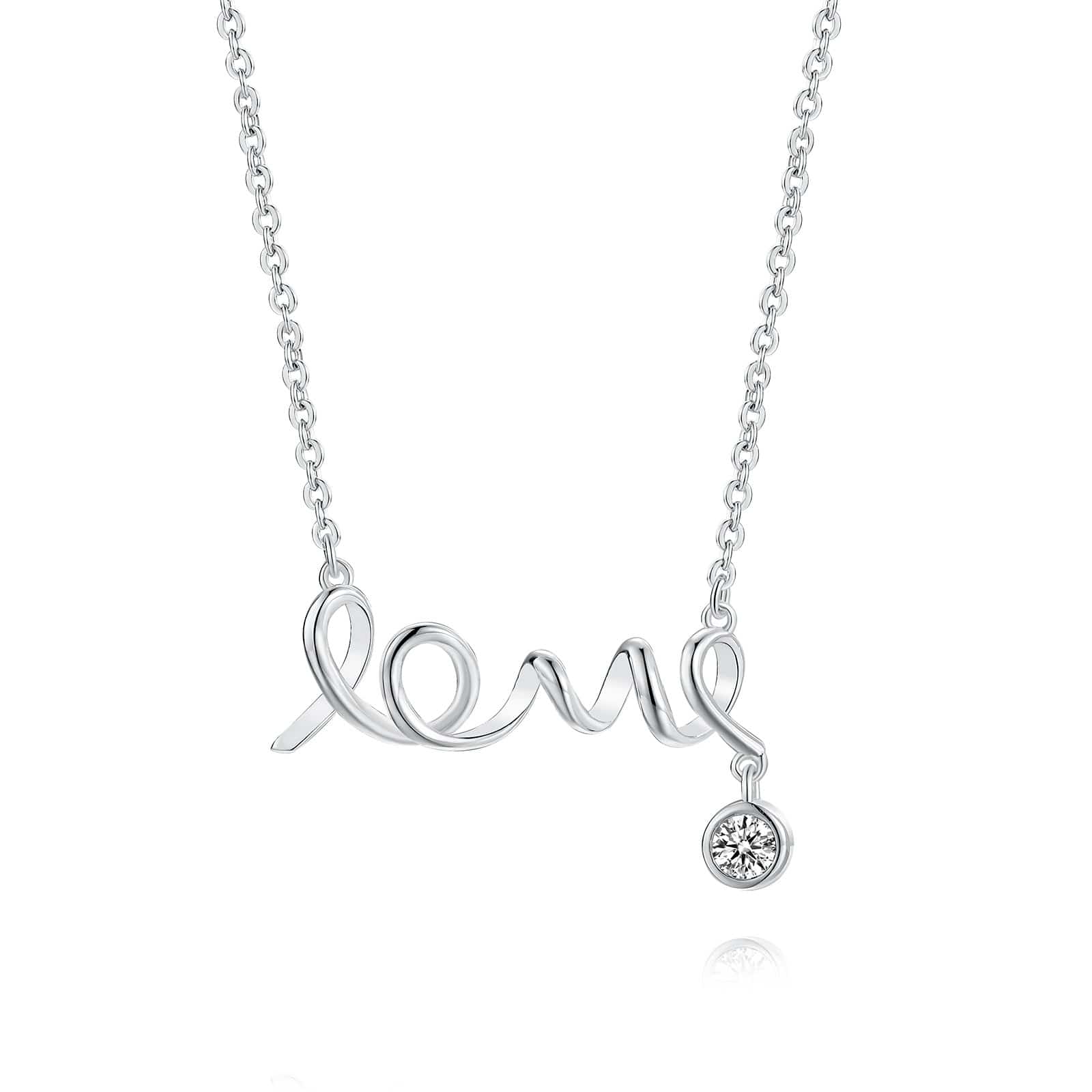 Necklaces Grandma To Granddaughter - I Love You Forever Love Pendant Necklace GiveMe-Gifts