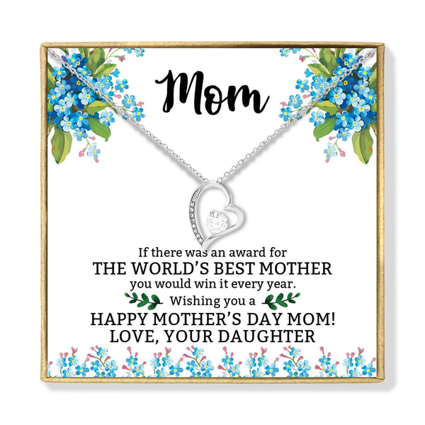 Necklaces To My Mom - Happy Mother's Day Heart Necklace GiveMe-Gifts