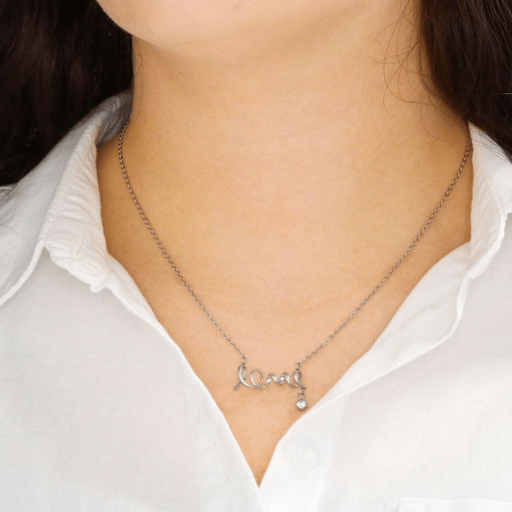 Necklaces To My Mom - I Really Love You Love Pendant Necklace GiveMe-Gifts