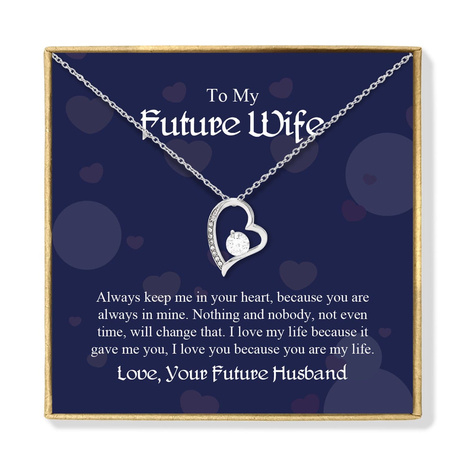 Necklaces To My Future Wife - You Are Always In Mine Heart Necklace GiveMe-Gifts