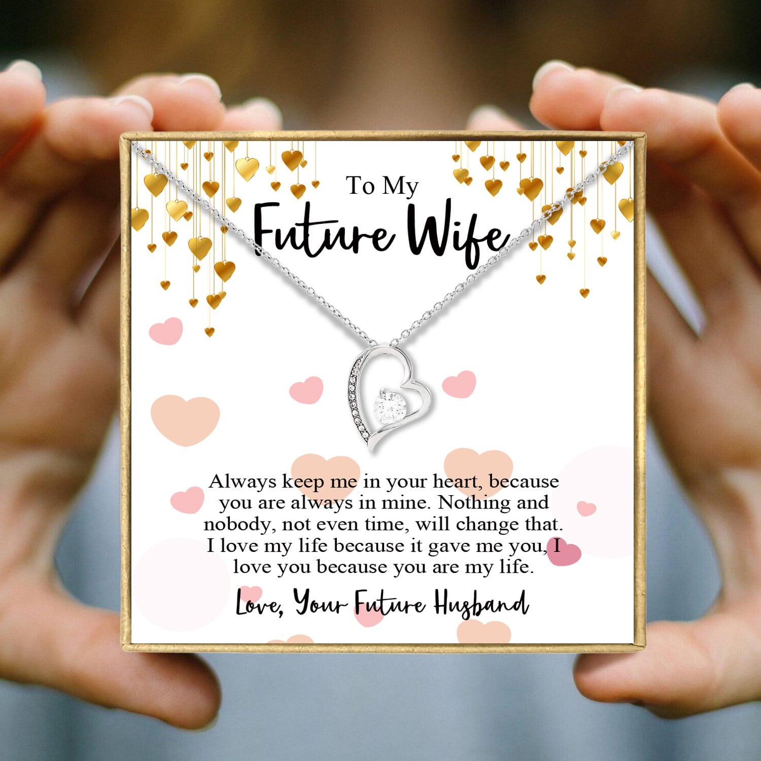 Necklaces To My Future Wife - You Are My Life Heart Necklace GiveMe-Gifts