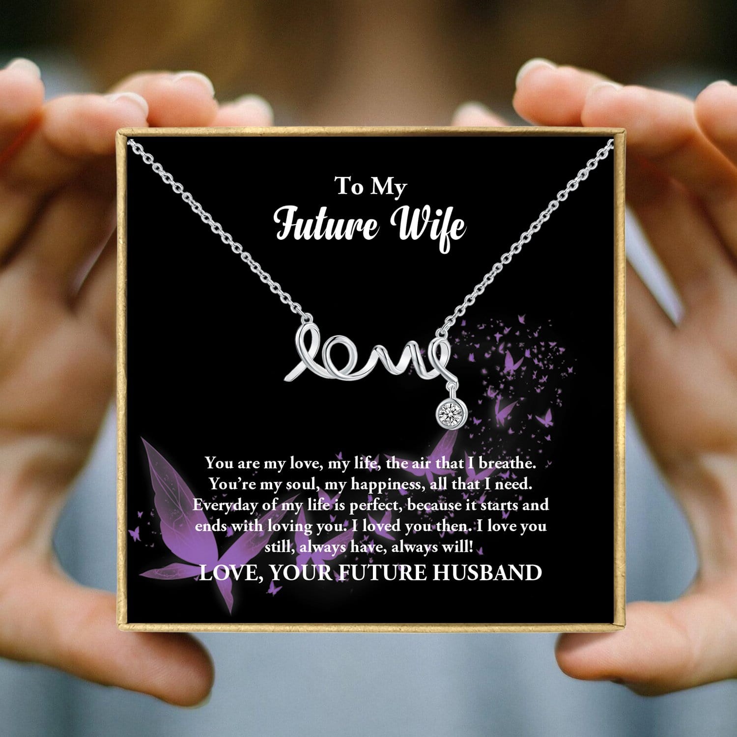 Necklaces To My Future Wife - You Are My Love Pendant Necklace GiveMe-Gifts