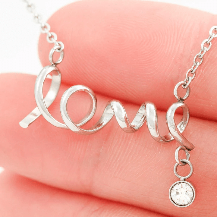 Necklaces To My Nurse Wife - I Love You Love Pendant Necklace GiveMe-Gifts
