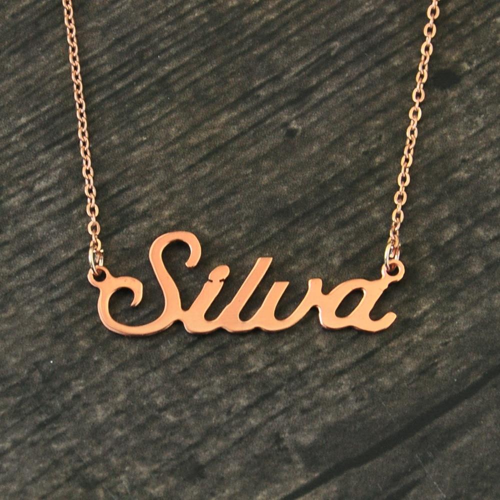 Necklaces My Beloved Pendant - Customized Name Necklace Rose gold / 55cm GiveMe-Gifts
