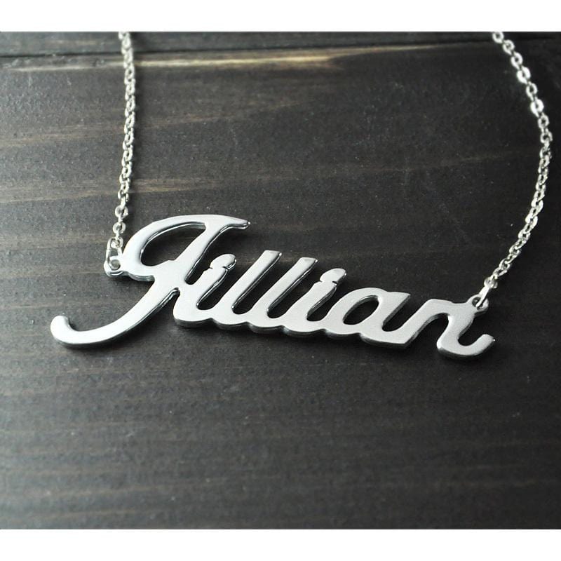 Necklaces My Beloved Pendant - Customized Name Necklace Silver / 55cm GiveMe-Gifts