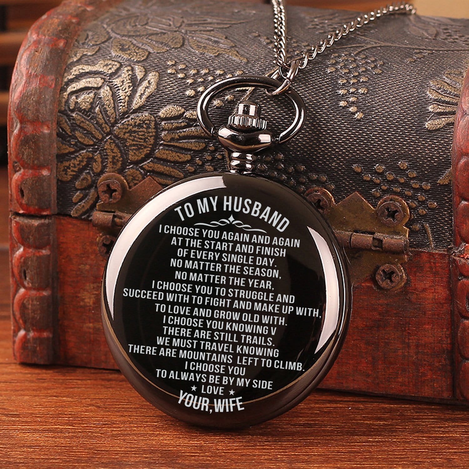 Pocket Watches To My Husband - I Choose You Pocket Watch GiveMe-Gifts