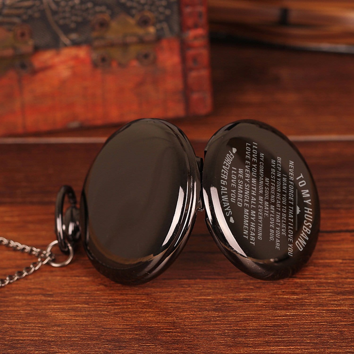 Pocket Watches To My Husband - I Love You Forever And Always Pocket Watch GiveMe-Gifts